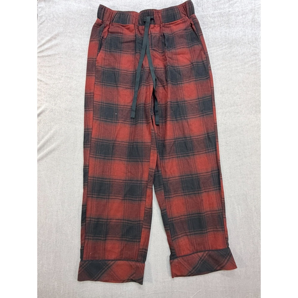 Vintage Pendleton Women Red Plaid‎ Pajama Pants Size Small